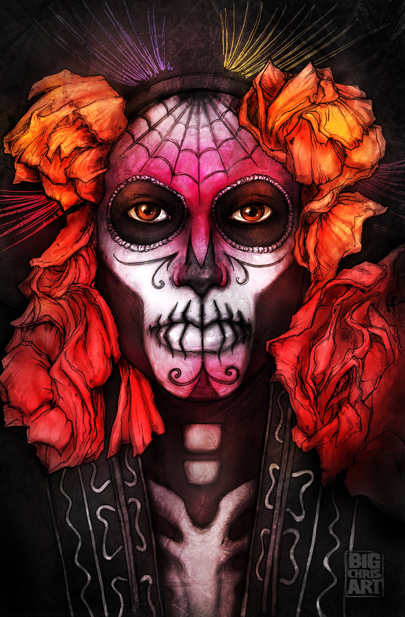 Horror | Nicole Chilelli - Day of the Dead | 11x17 Print