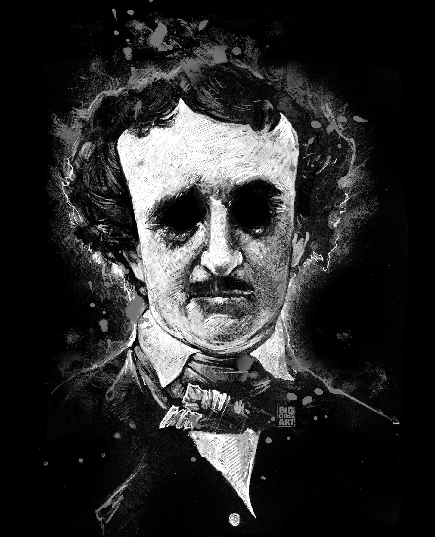 Apothic Ink | Poe Portrait | 8x10 Print
